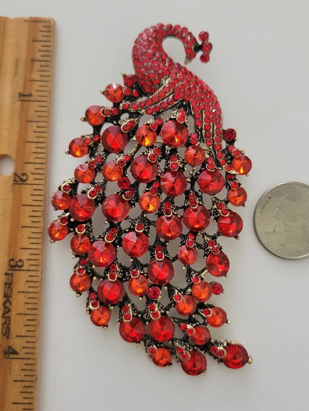 N/A red peacock